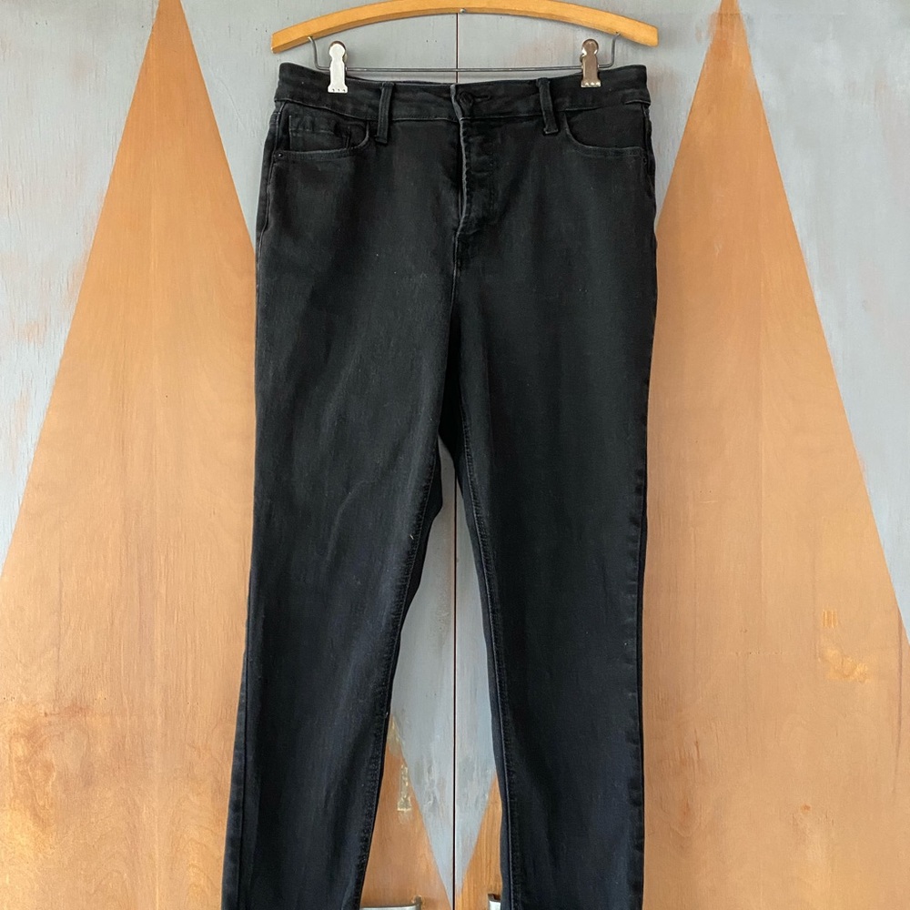 Old Navy – Black Rockstar Super Skinny high-rise Jeans – Size 12 Long